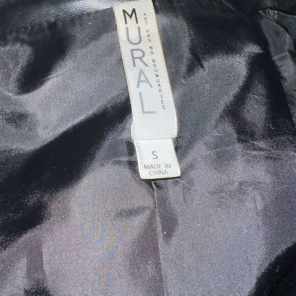 TOPSHOP Moto leather look bomber, rarely worn, great condition - Picture 4 of 5